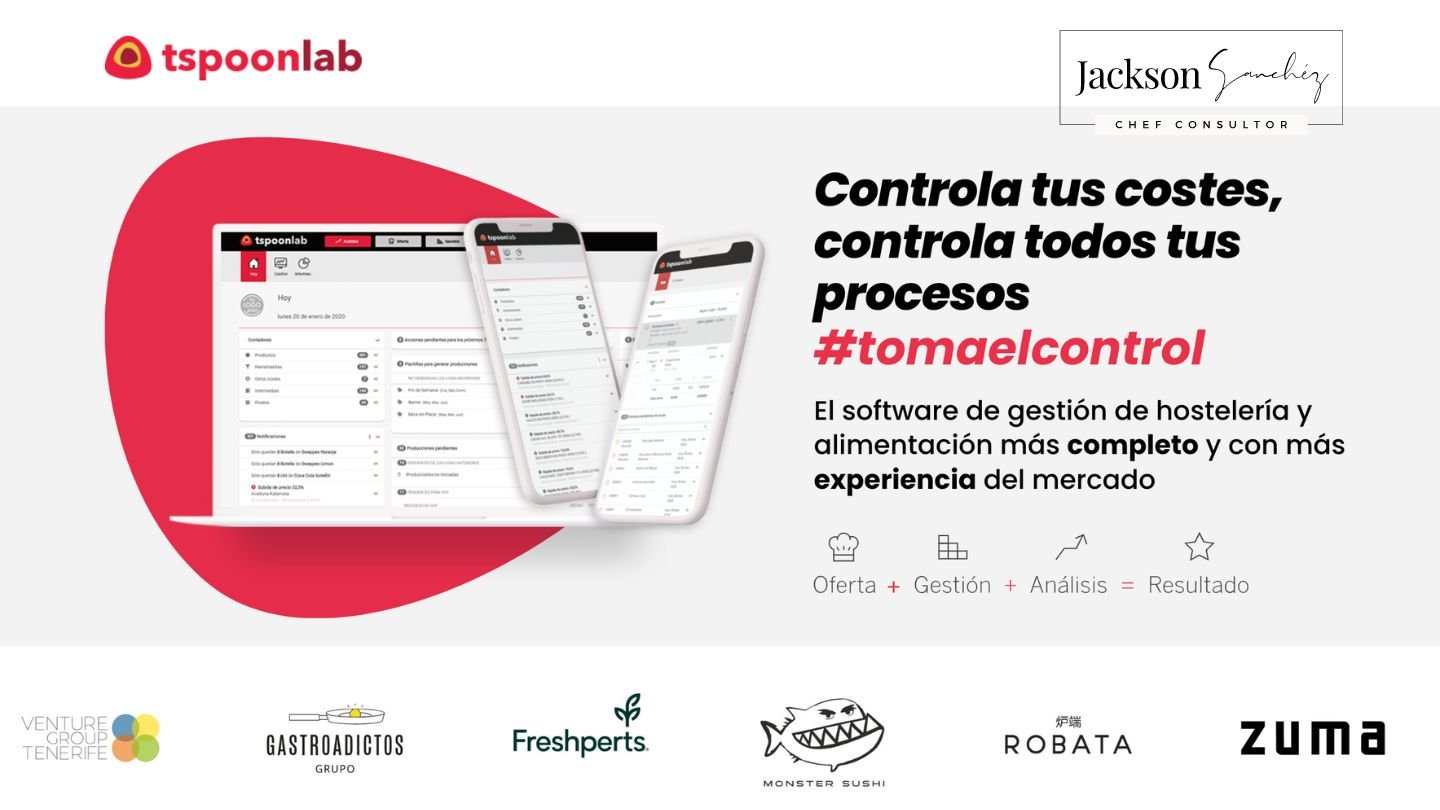 tspoonlab servicios de implementación - asesoría gastronómica - chef jackson sanchez