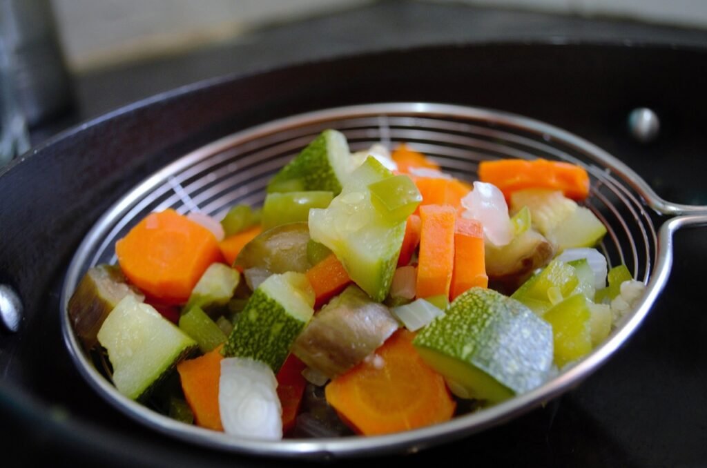 boiled, vegetables, blanch, blanquear , cocinar